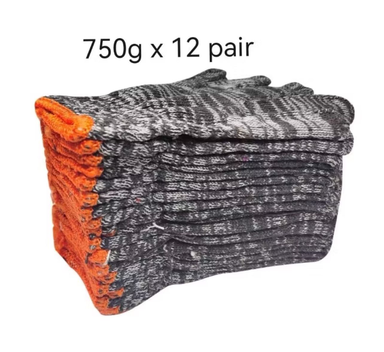 Hand Glove COTTON KNITTED HAND GLOVES / SARUNG TANGAN (12 PAIRS/PACK) 750g