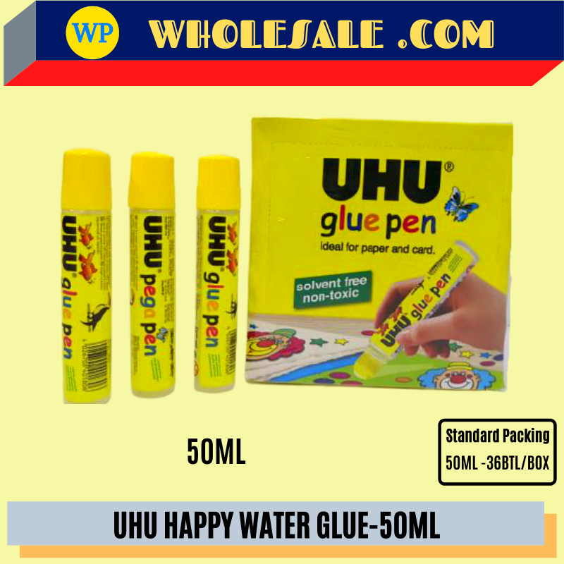 UHU HAPPY GLUE 50ML / Chunbe / Glue / Happy Glue / 50ML / Chunbe Glue / CHUNBE HAPPY GLUE