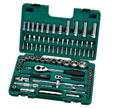 Sata 88PC 1/4” & 1/2”DR SOCKET SET (METRIC)