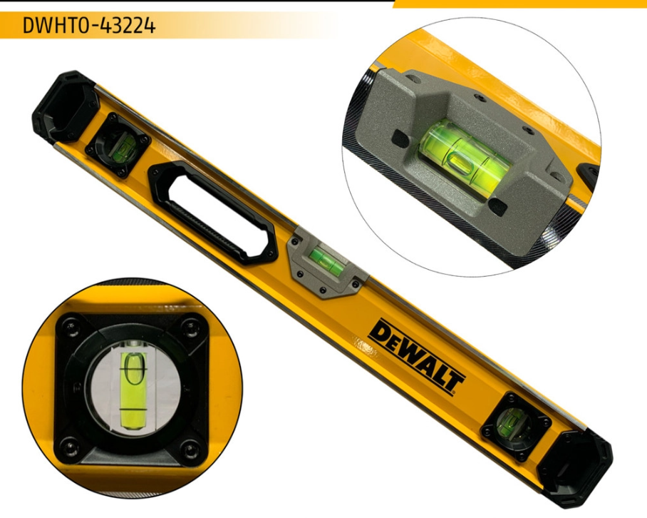 DEWALT DWHT0-43224 600MM ( 24" ) BOX BEAM LEVEL