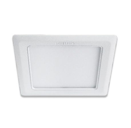 Genuine Malaysia Philips Warranty - Philips Marcasite LED Square Downlight 14W Cool White 4000K