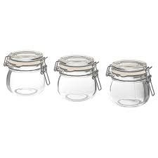 N/A Jar with Lid Clear Glass Korken 13cl