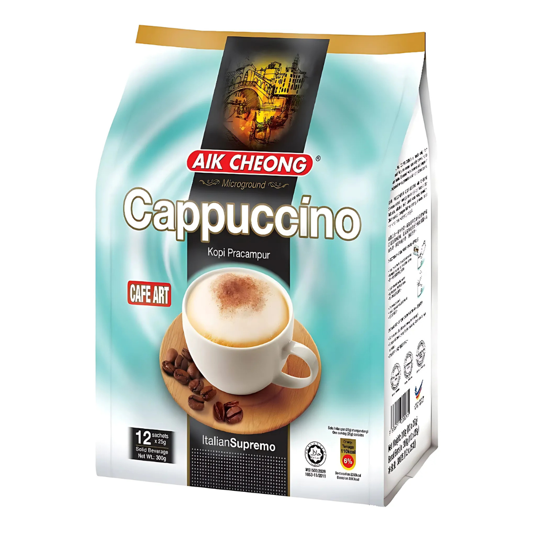 AIK CHEONG  CAPPUCCINO  PACK  12 X 25G / 300G