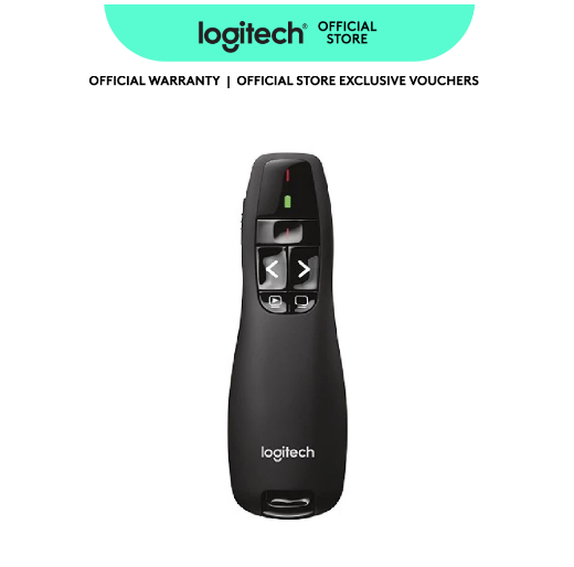LOGITECH R400 Laser Presentation Remote with Red Laser Pointer