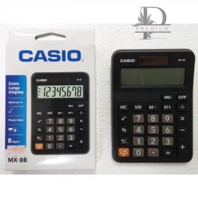 CASIO DESKTOP CALCULATOR 8 DIGIT - MX-8B