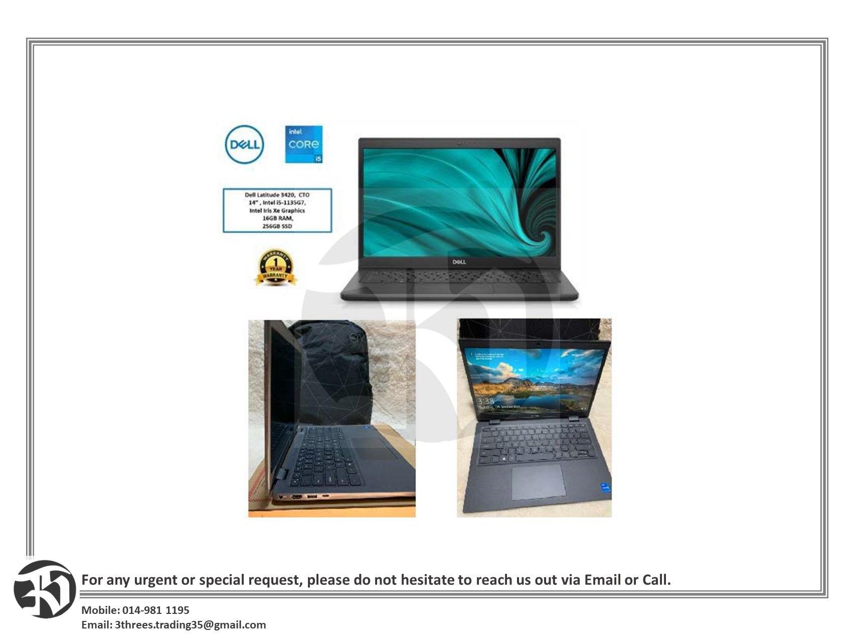 DELL Latitude 3420 16GB DDR4-3200 RAM