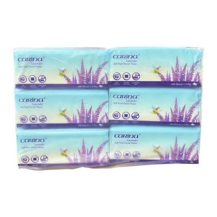 CARINA SOFT PACK TISSUE 100'SX6'S/PACK