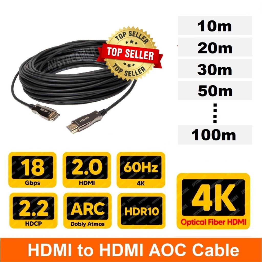 fiber optic cable fiber optic cable=for HDMI port 4k/8k premium light speed 18gbps compatble with HDMI cable v2.0 hdcp2.2