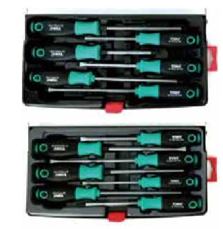 Temo 6Pc Industrial Screwdriver Set in Plastic Box