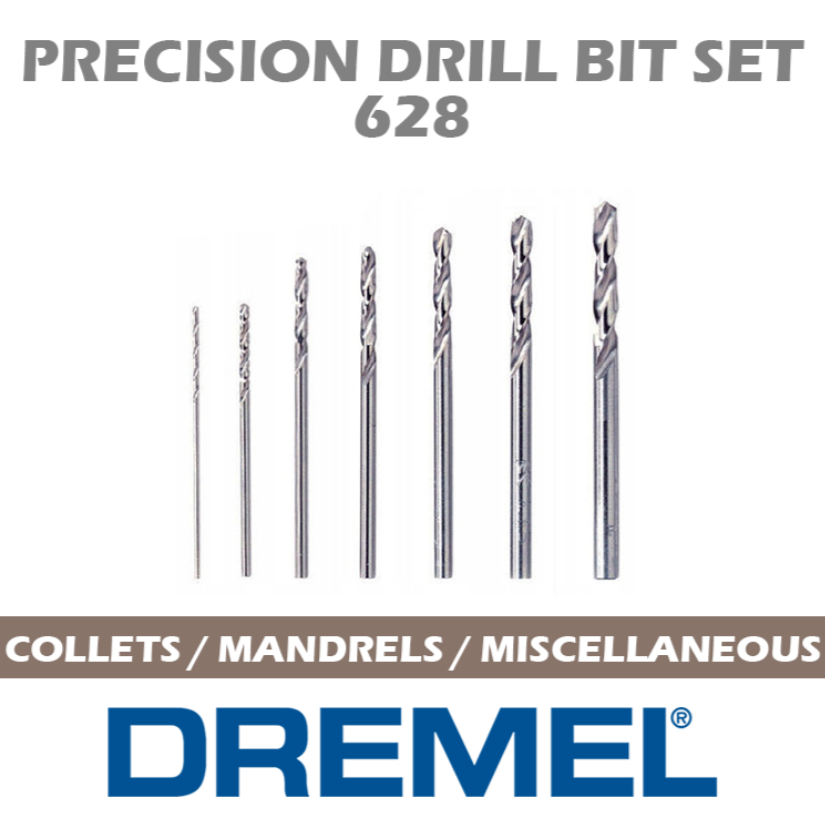 DREMEL PRECISION DRILL BIT SET 628