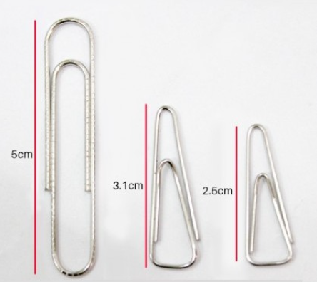Triangle / Round Paper Clip 25mm / 31mm / 50mm -1 Box