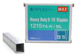 MAX STAPLES 1215