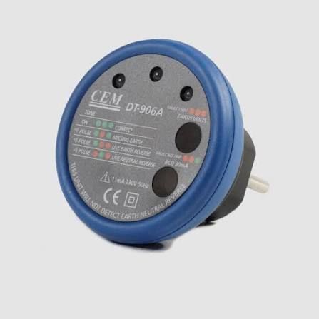 CEM DT-906A SOCKET POLARITY TESTER
