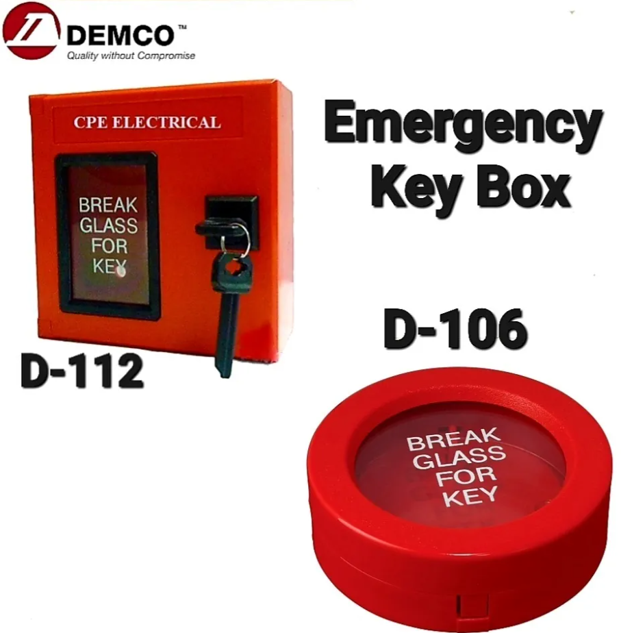 DEMCO EMERGENCY KEY BOX ( D106 / D112 ) #YOTB-2