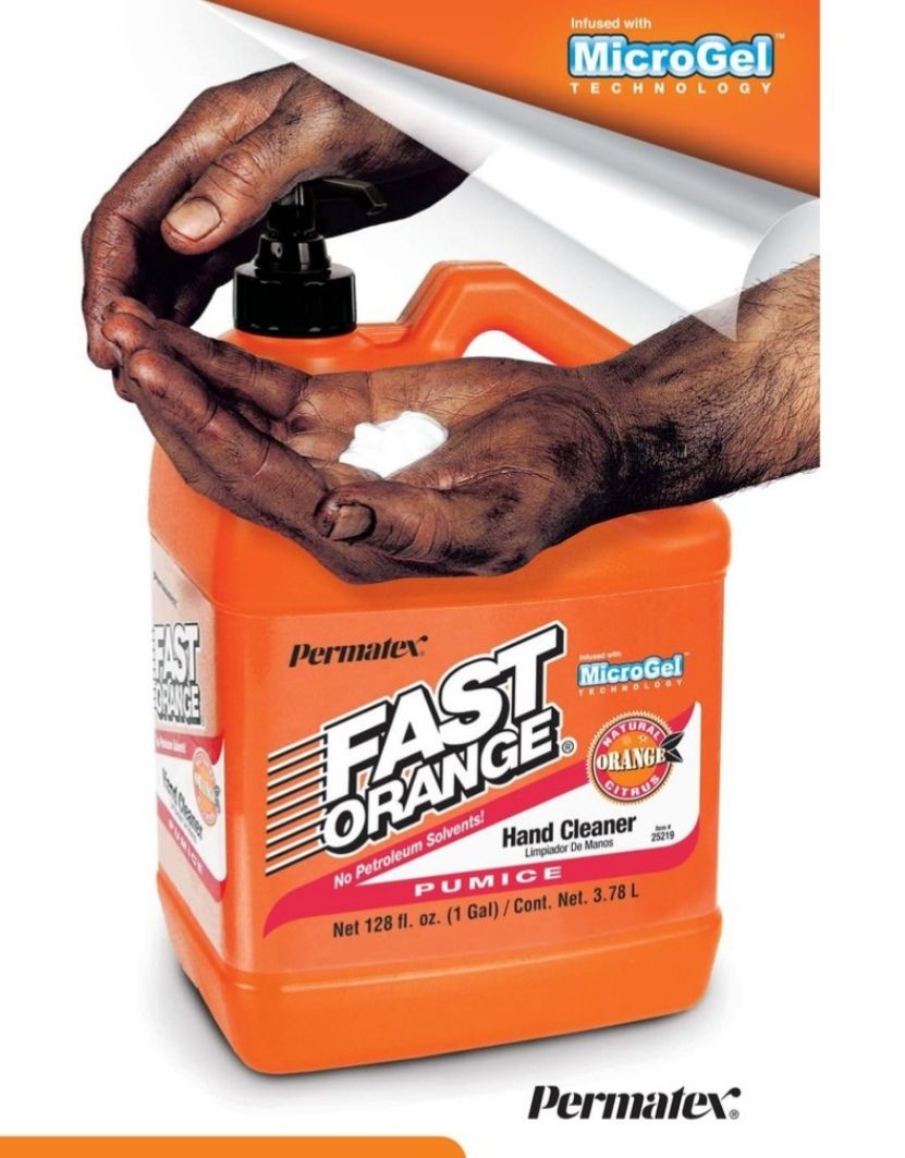 Permatex fast orange hand cleaner 1 gallon