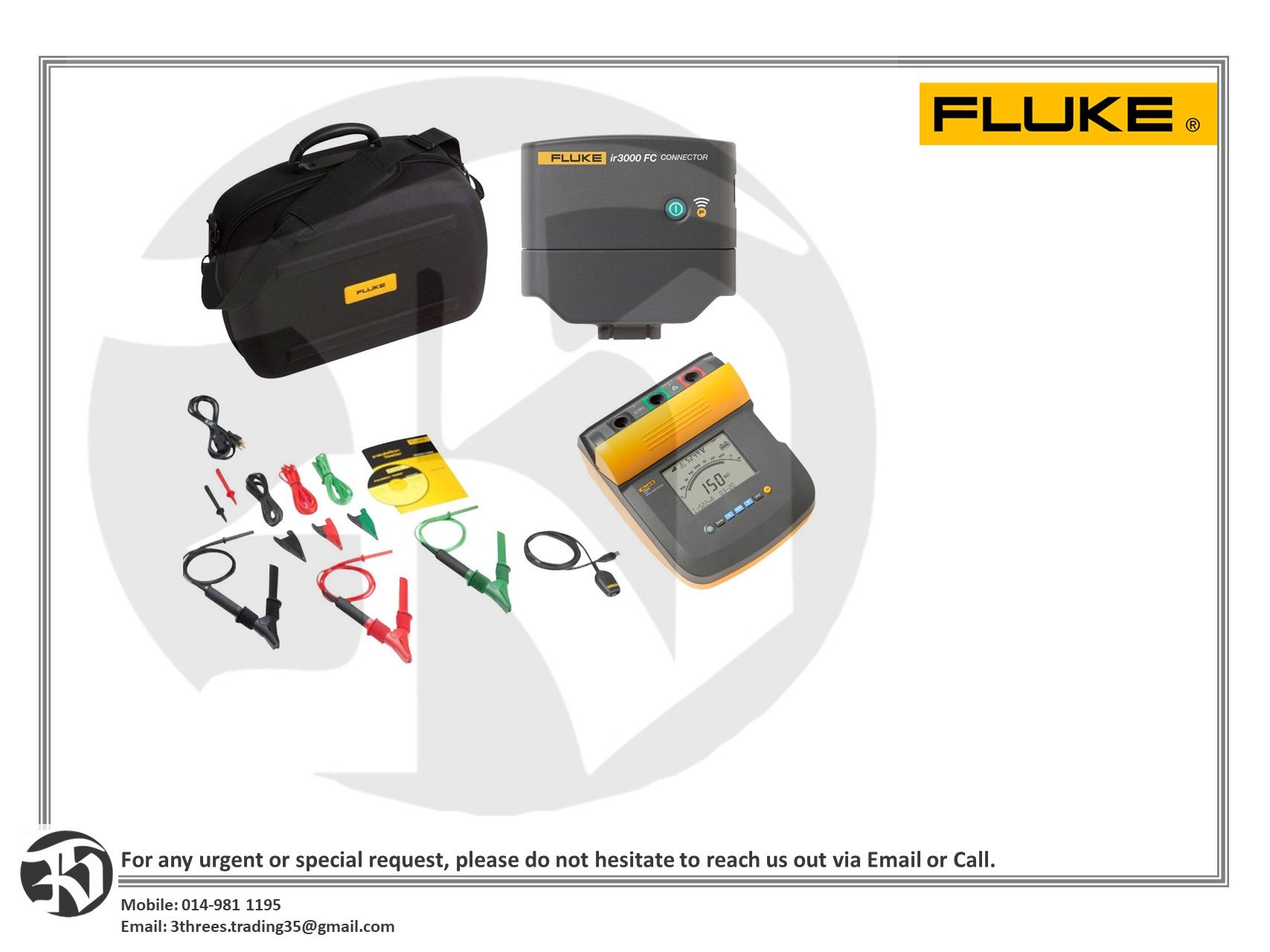FLUKE 1550C 5 kV Digital Insulation Tester