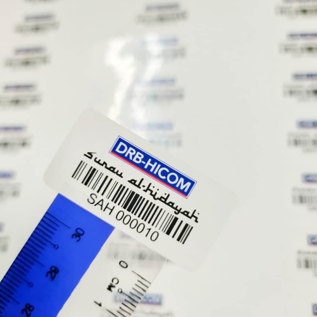 Asset Tagging Barcode Sticker