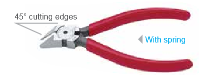 Temo 6"/150mm Electronics 45掳 Diagonal Cutters for Plastic