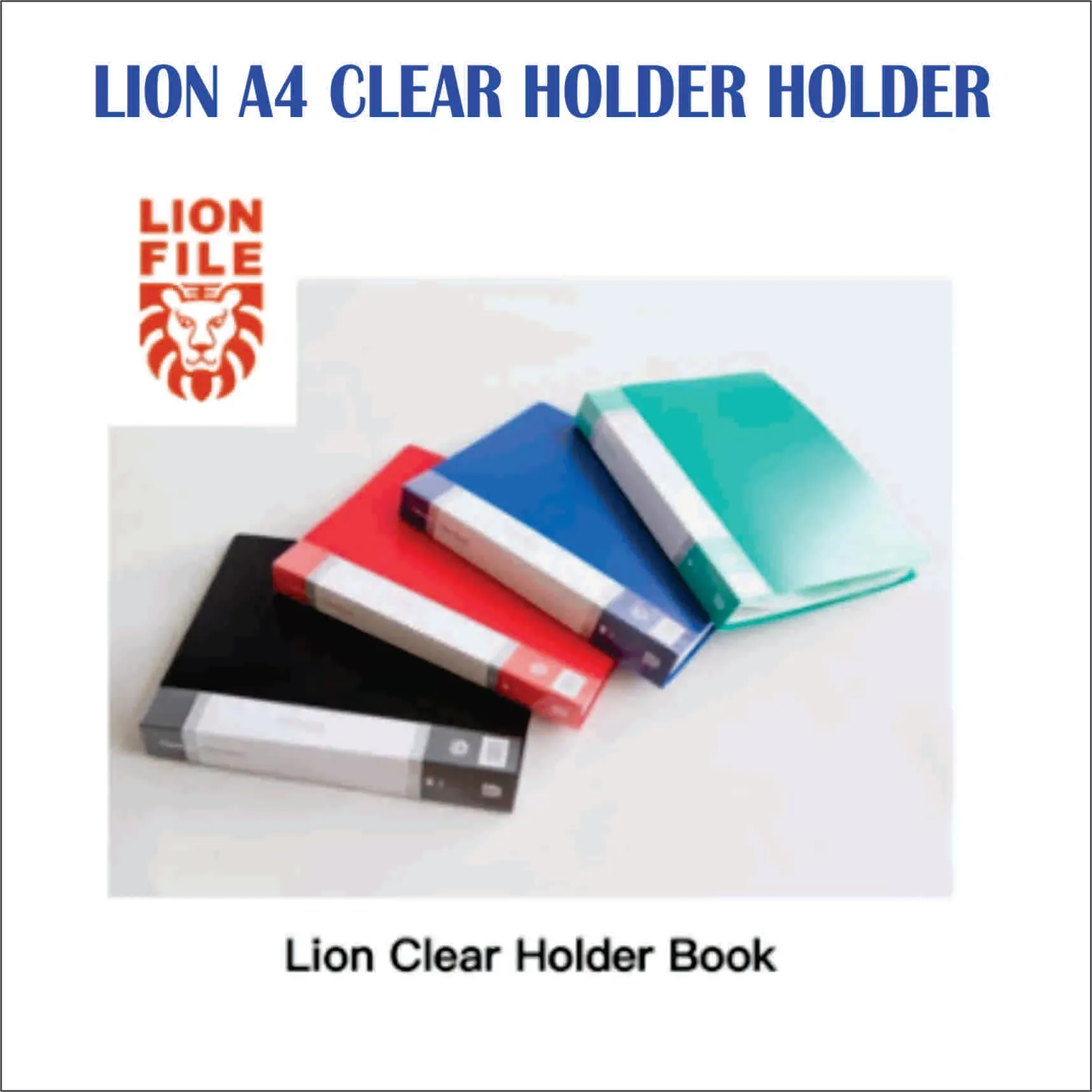 OCHA LION A4 Clear Holder Book 10/20/30 Pocket-FREE DELIVERY SEMENANJUNG