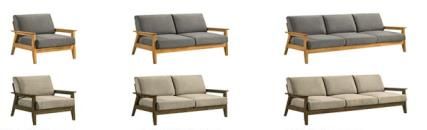 Set Sofa Kayu Moden