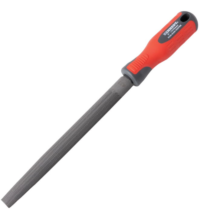 Kennedy-Pro 250mm (10") Half Round Smooth Engineers File With Handle KEN0306360K