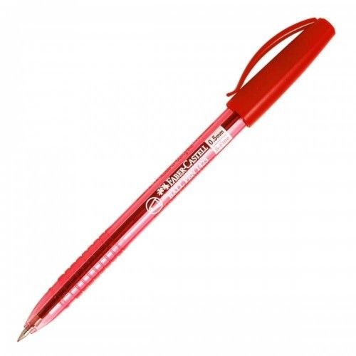 Faber Castell 1423 ballpen superfine 0.5mm red
