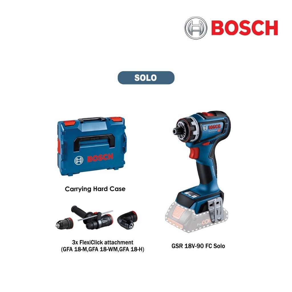BOSCH GSR 18V-90 FC Professional Brushless Cordless Drill/Driver Kick Back Control GSR18V90FC GSR 18V 90FC GSR 18V 90 FC