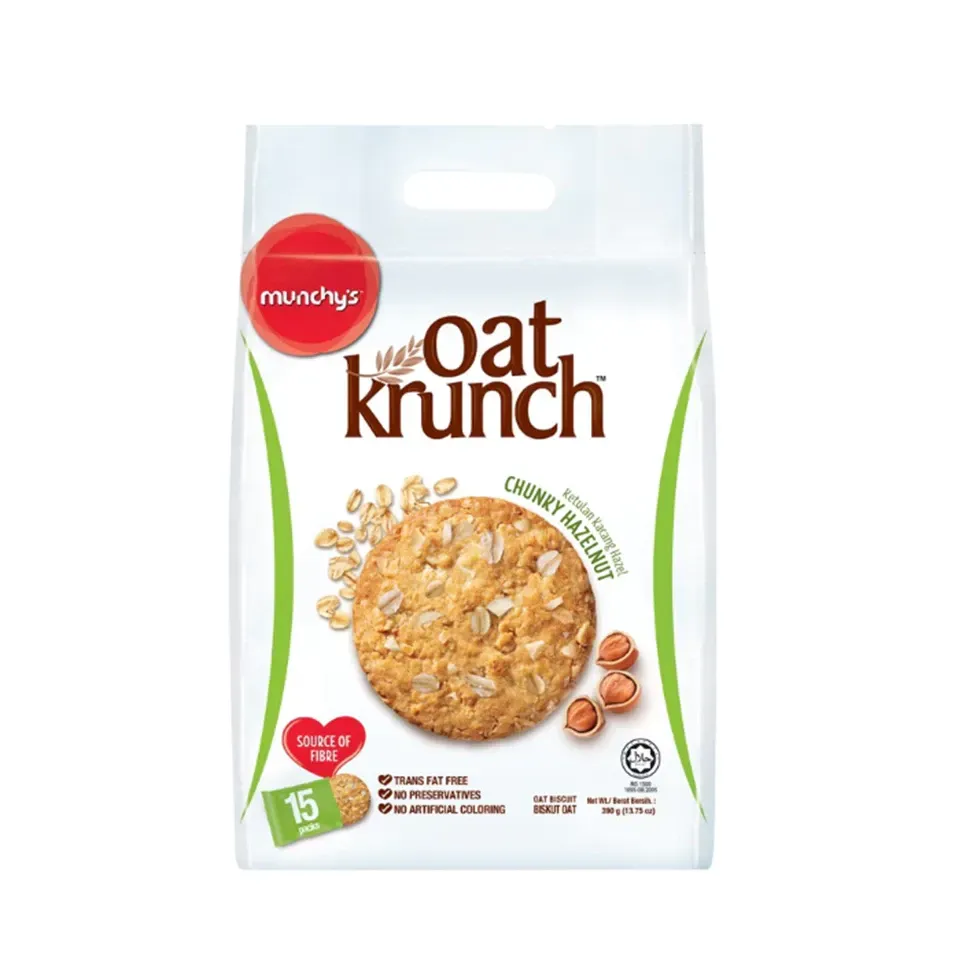 Munchy's Oatkrunch (Chunky Hazelnut) Pack 15x26gm