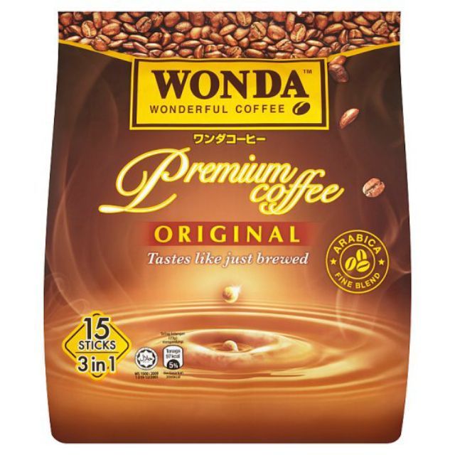 WONDA 3IN1 PREMIUM COFFEE(15 stick per pack)