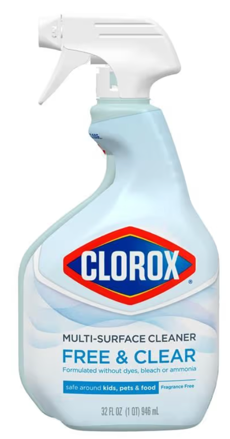 Clorox Free & Clear Clean Up Spray 946ml