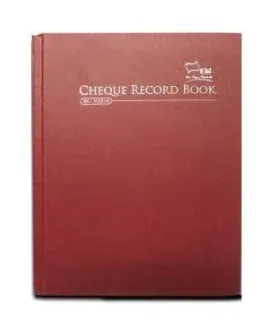 Cheque Record Book (UNI) - 120 pages