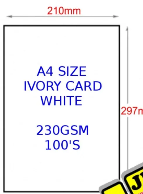 Ivory Card 230gsm