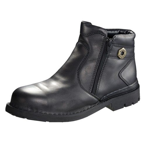 Black Hammer Mid-cut Double Zip - Black (UK 11-12)