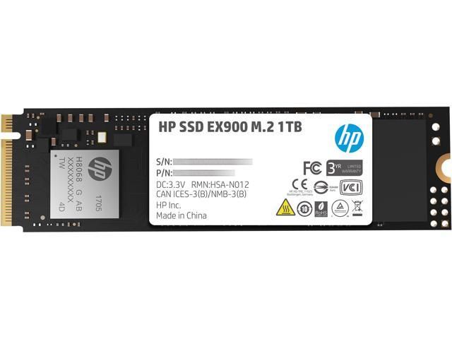 Genuine Malaysia HP Warranty - HP EX900 M.2 NVME (PCI-E) 250GB 500GB 1TB INTERNAL SSD
