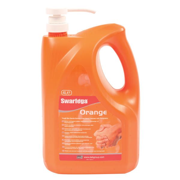 Swarfega庐 Orange, Heavy Duty Hand Cleaner, 4 Litre, 4Ea/Case