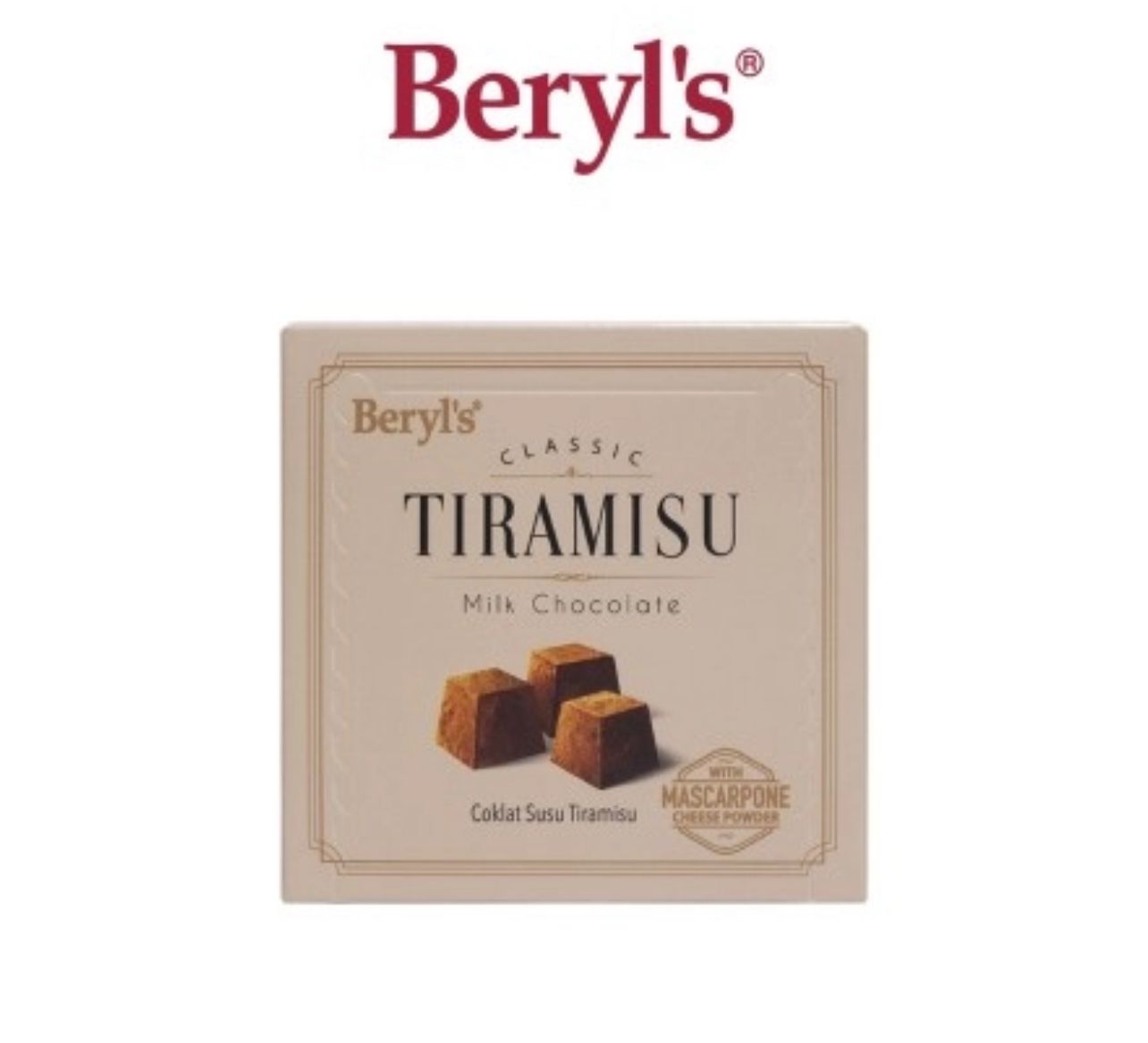 Beryls Tiramisu Chocolate with Mascarpone Cheese Powder Beryl's 65g