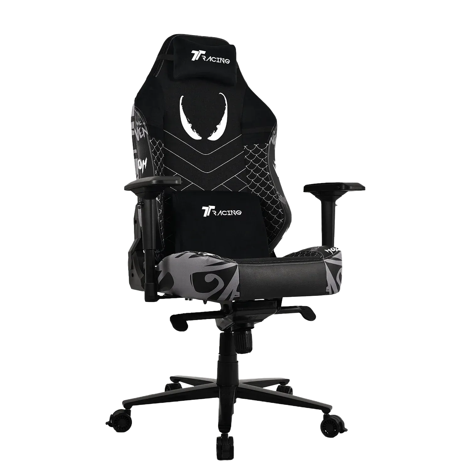 TTRacing Maxx Air Threads Fabric Gaming Chair - Venom Crimson Edition 5D Armrest MAXX5D-VENOM-CRIMSON