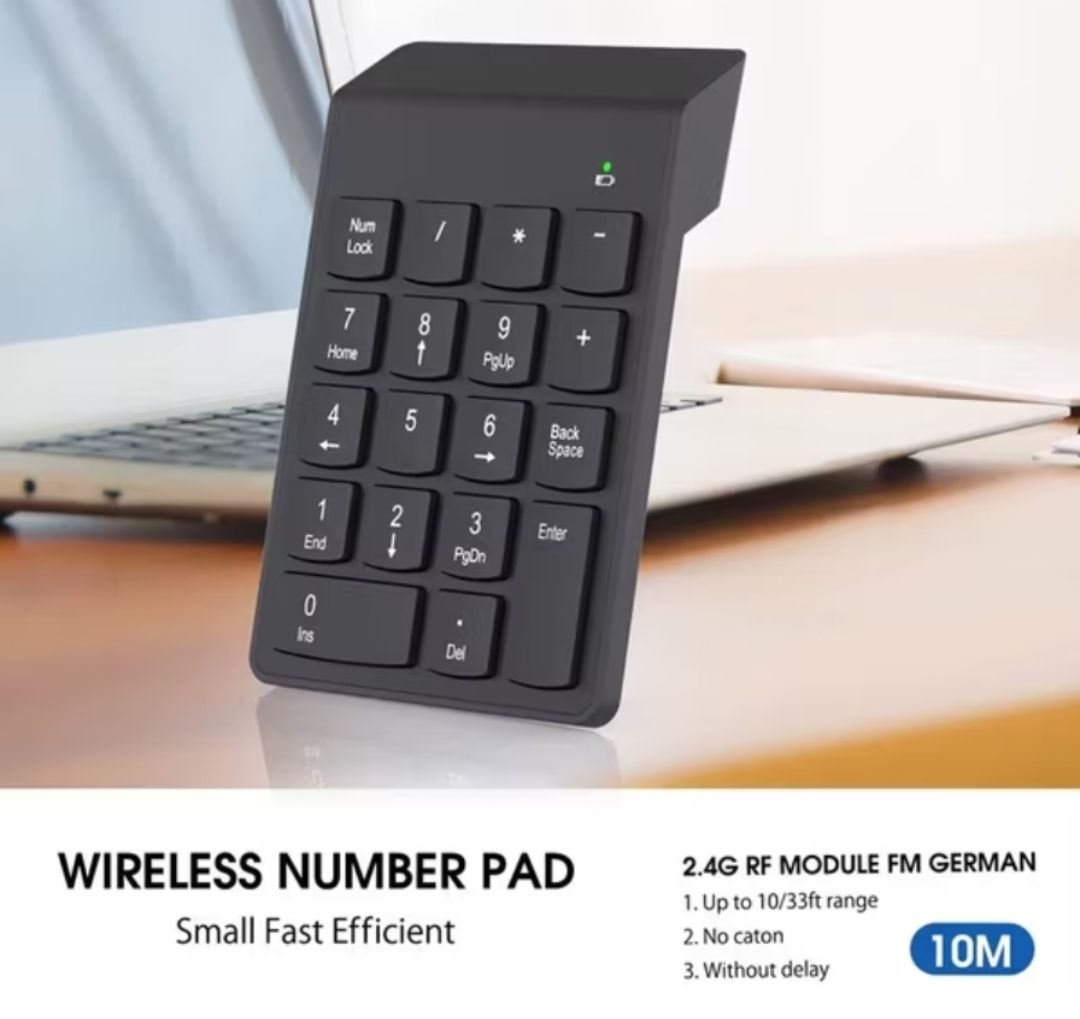 2.4ghz Wireless Number Keyboard