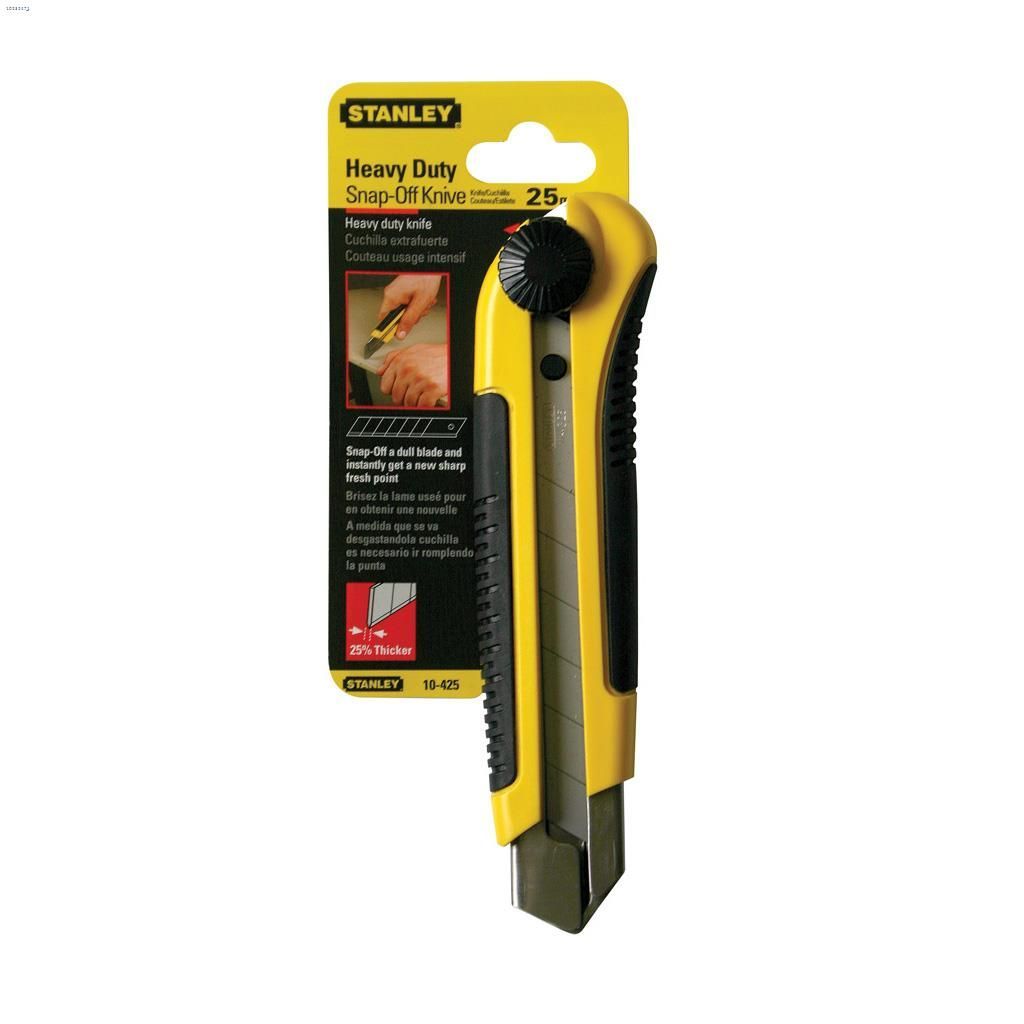 STANLEY 10-425 DYNAGRIP庐 SNAP-OFF KNIFE 25MM