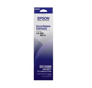 Genuine Malaysia Epson Warranty - Epson Ribbon C13S015569 LQ-300/300+ Color