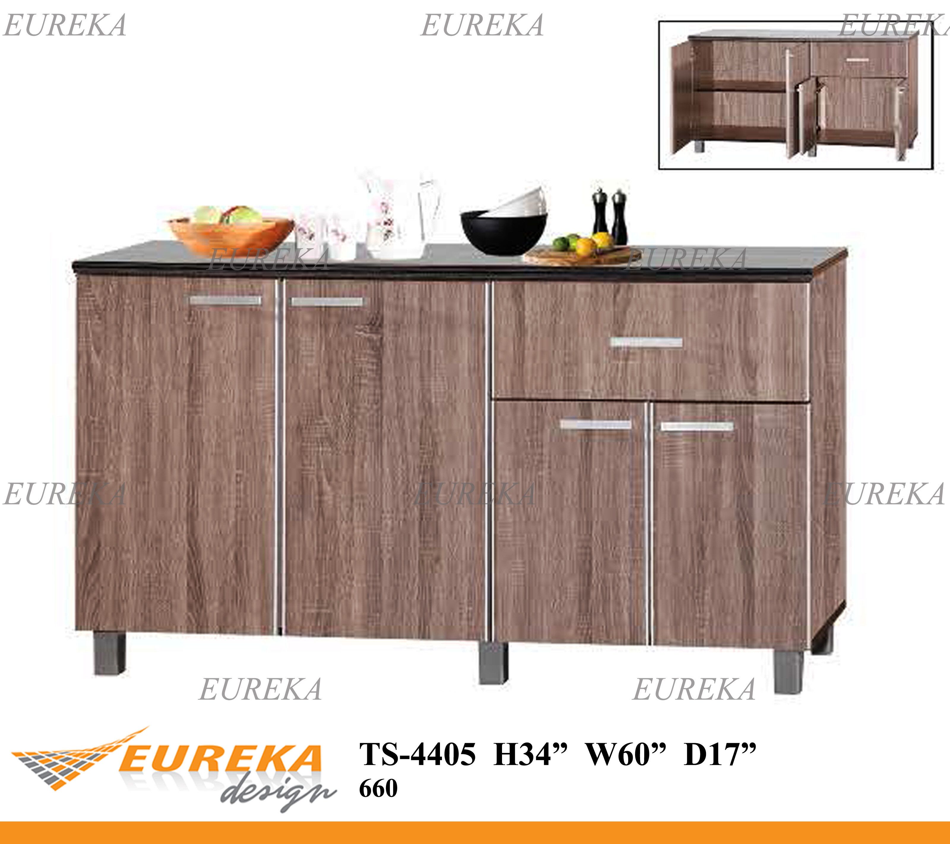 BE KITCHEN CABINET 42" WITH WATERPROFF TOP & SWINGING DOOR