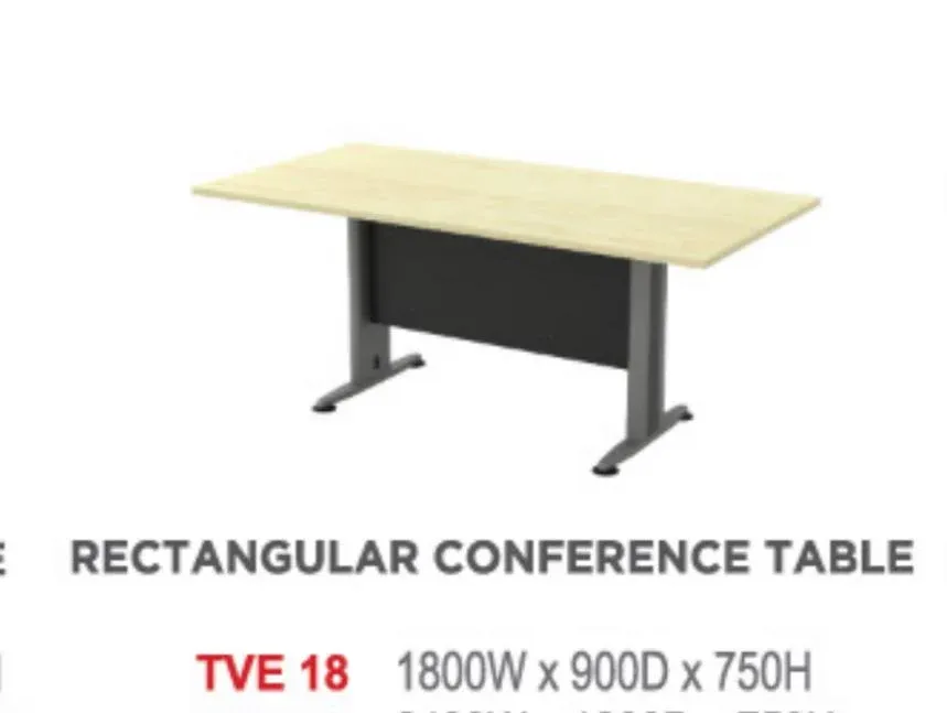 Rectangular Conference Table (6')(8') / MEETING TABLE / Conference Table / Rectangular Conference Table / MEJA MESYUARAT / OFFICE TABLE