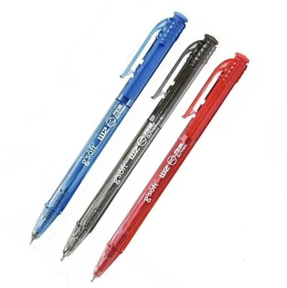 GSOFT W2 BALL GEL INK PEN 0.7MM 1 BOX X 50PCS (ALL COLOR)