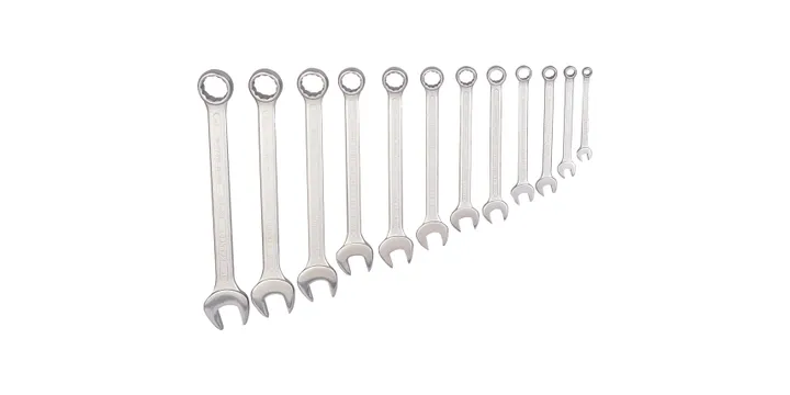 1/4-1"AF CV COMBINATION SPANNERSET 12PC