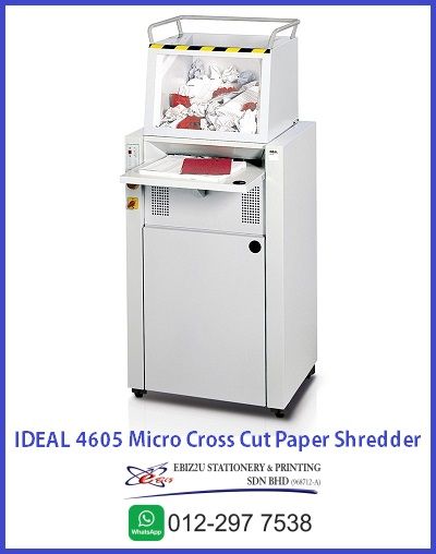 IDEAL 4605 Micro Cross Cut Paper Shredder