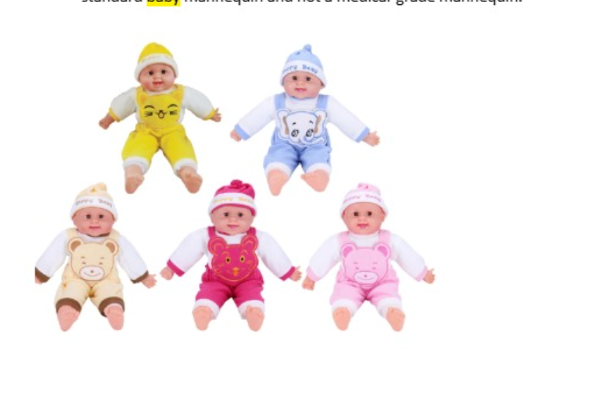Baby Mannequin / Doll mainly for antenatal class purposes.