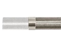 4" x 3M SS304 Single Braided Flexible Hose c/w one end SS316 Female camlock & one end 4"x 3" Reducer