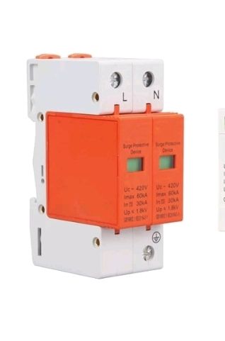 Power surge Solar Power Surge Protector Surge Protective Device SPD Arrester Low Voltage 2P - DC1000V 30-60KA
