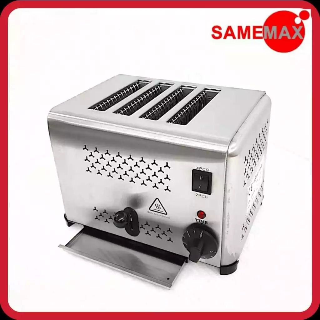 4 SLICE COMMERCIAL STAINLESS STEEL ELECTRIC BREAD TOASTER ET-DS-4