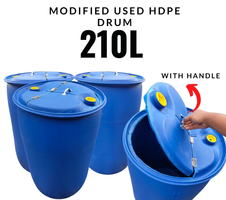 *210 HDPE Plastic Drum/Modified Cover Top